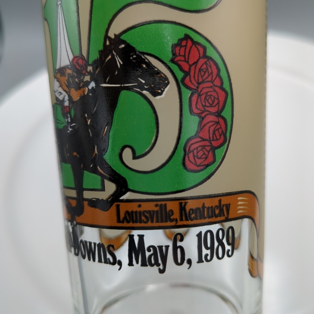 Official 115th Kentucky Derby‎ Glass Tumbler- May 6, 1989 Churchill Downs - Picture 2 of 16